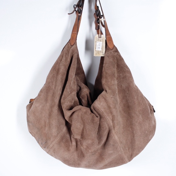 All Saints Handbags - All Saints Suede Zaramar Hobo Shoulder Bag